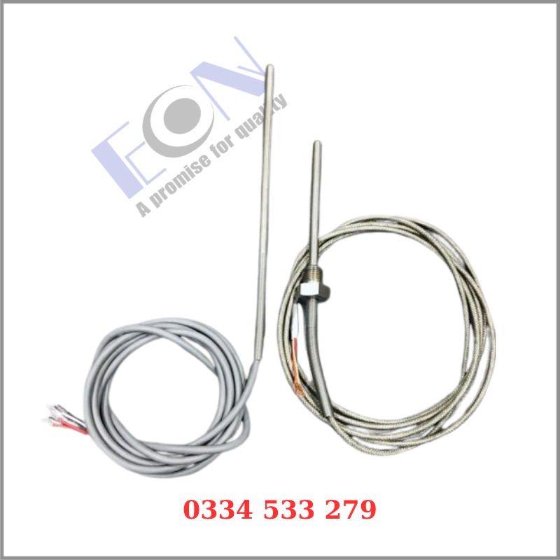 Cảm biến nhiệt độ PT100 dạng dây dò - Hãng Naleo